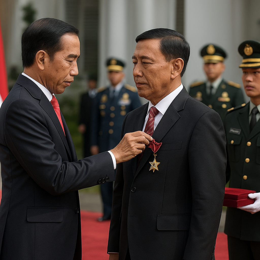 Penghargaan Bintang Jasa Utama untuk Purnawirawan Jenderal (Purn) Wiranto