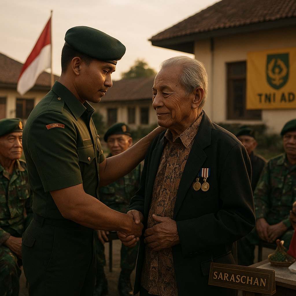 Prajurit TNI AD Gelar Tradisi 'Saraschan' untuk Memperingati Hari Juang Kartika