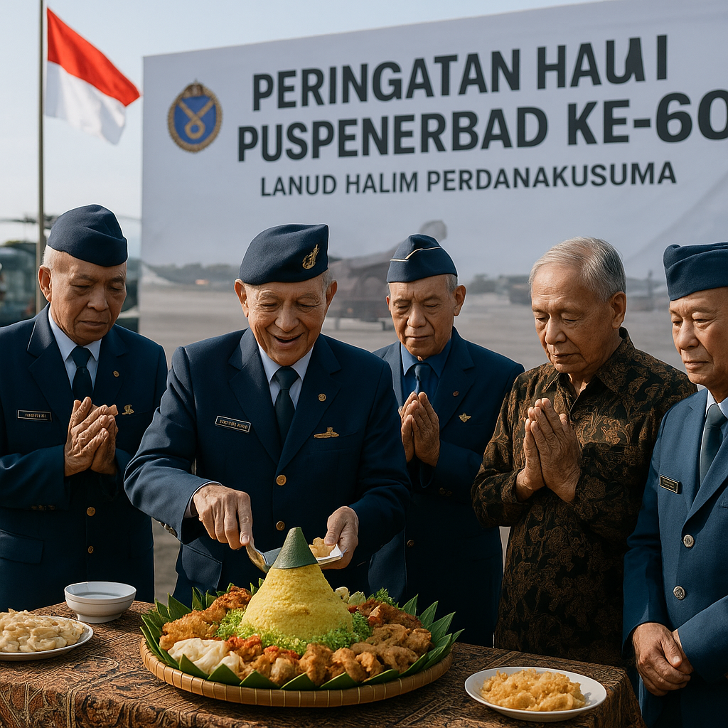 Purnawirawan TNI AU Gelar Peringatan Hari Pusat Penerbangan Angkatan Darat (Puspenerbad) ke-60