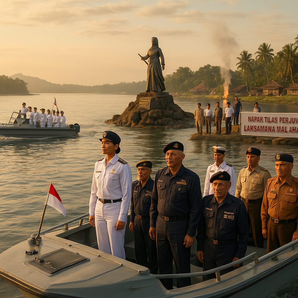 TNI AL Gelar Napak Tilas Perjuangan Laksamana Malahayati di Aceh
