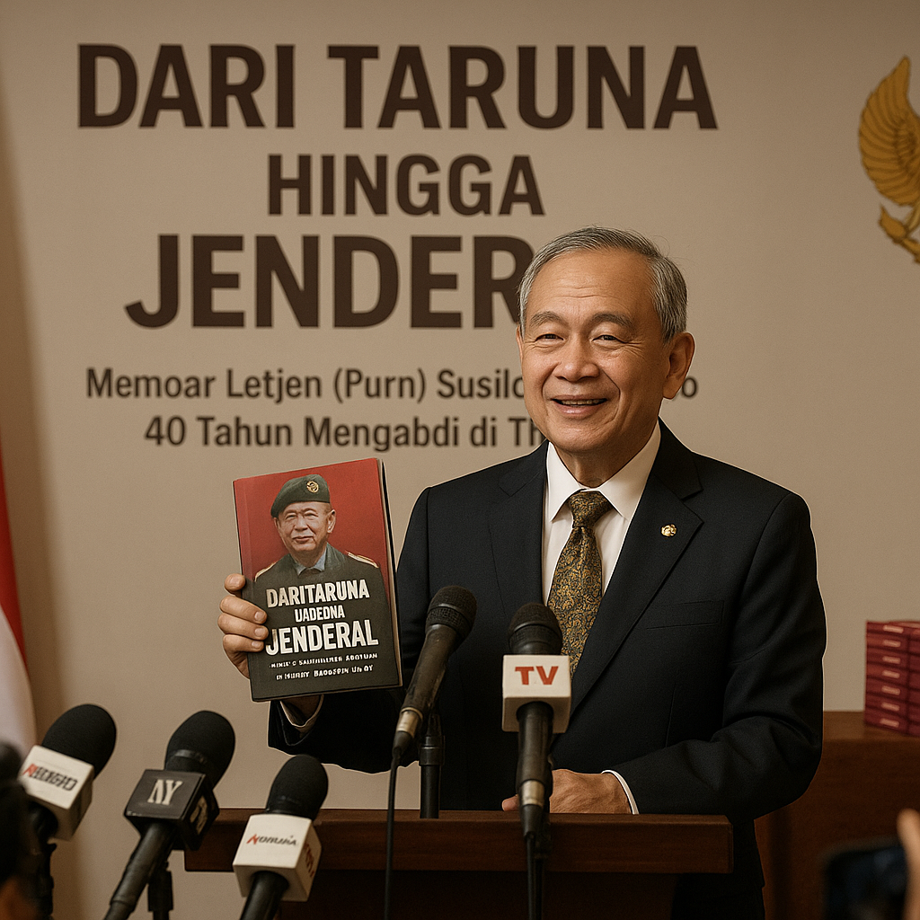 Peluncuran Buku Memoar Letjen (Purn) Susilo: 40 Tahun Mengabdi di TNI AD