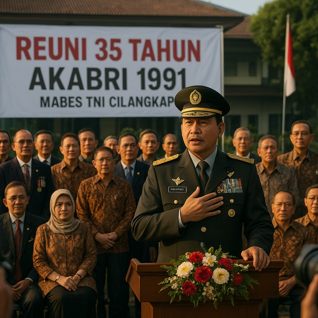 Reuni 35 Tahun AKABRI 1991, Panglima TNI Tekankan Warisan Pengabdian dan Persaudaraan