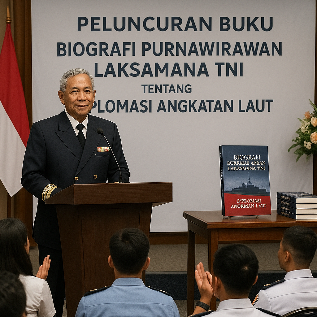 Peluncuran Buku Biografi Purnawirawan Laksamana TNI (Purn) tentang Diplomasi Angkatan Laut