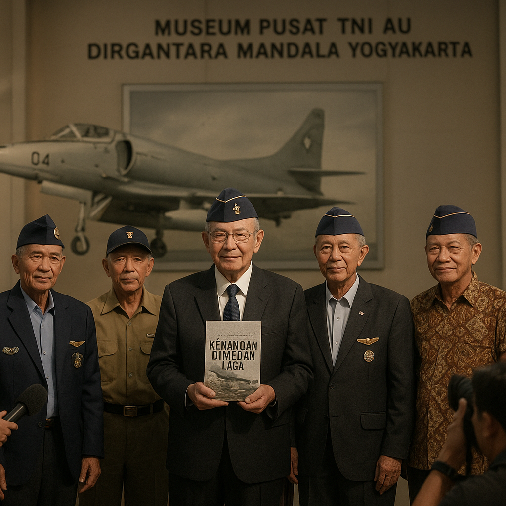 Peluncuran Buku 'Kenangan di Medan Laga' Kisah Perjuangan Veteran Penerbang A-4 Skyhawk