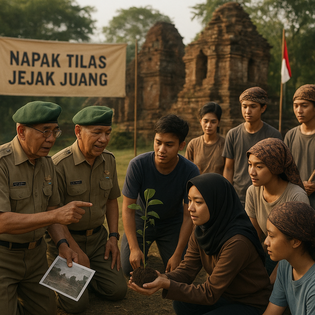 Napak Tilas Jejak Juang: Purnawirawan Zeni Bekali Generasi Muda dengan Nilai Perjuangan