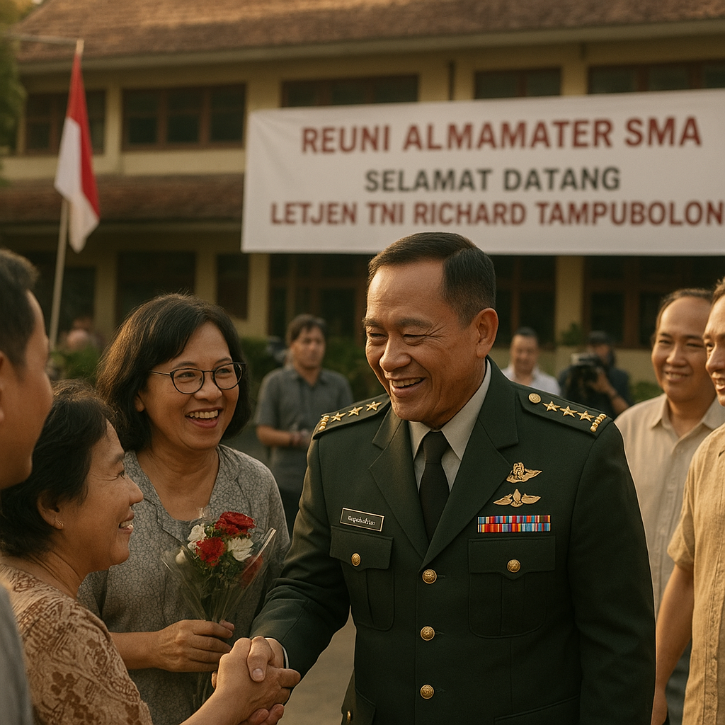 Letjen TNI Richard Tampubolon Dalam Reuni SMA: Kebanggaan atas Kesuksesan yang Tidak Lepas dari Kerendahan Hati