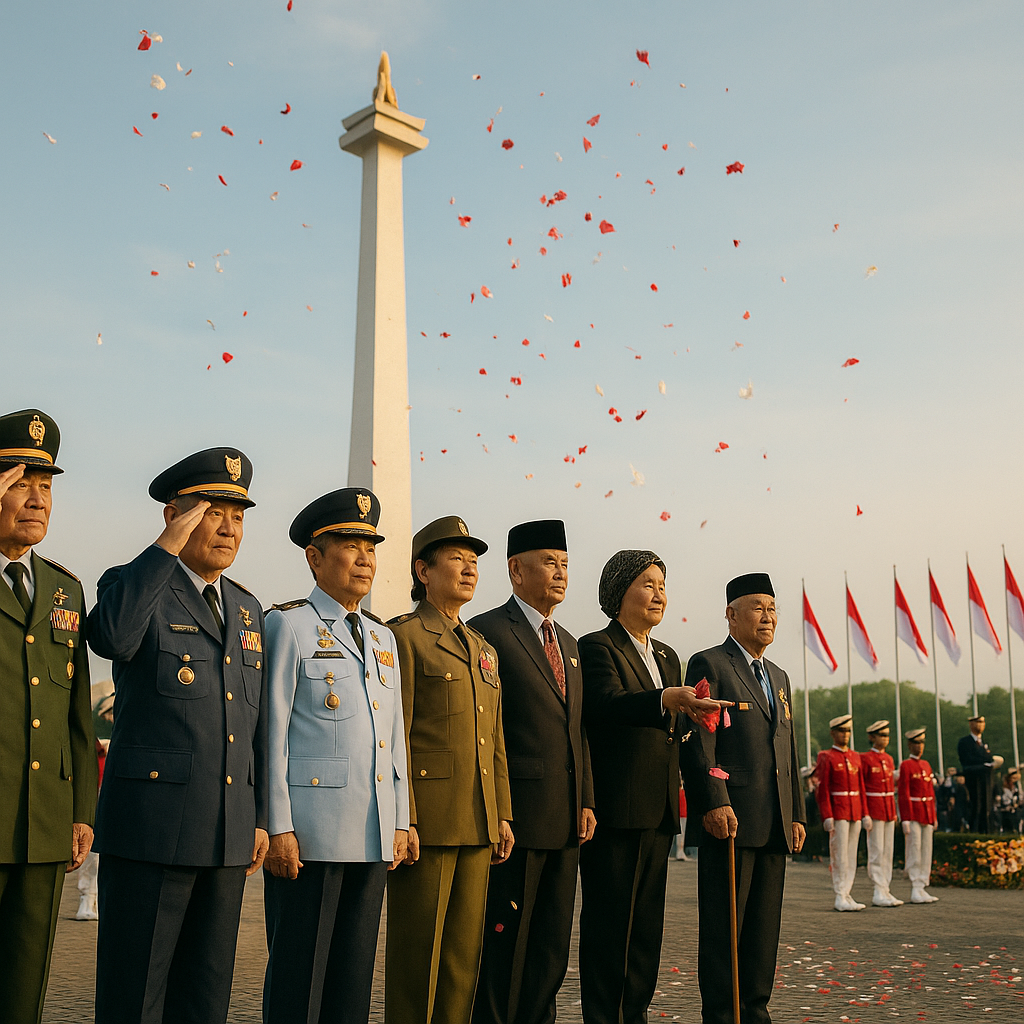 Upacara Peringatan Hari Veteran Nasional di Jakarta Kenang Jasa Para Pejuang