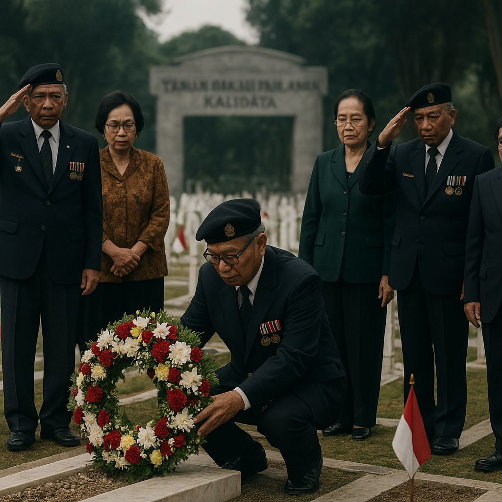 Ziarah Makam Pahlawan di TMP Kalibata, Kenang Jasa Para Prajurit Gugur
