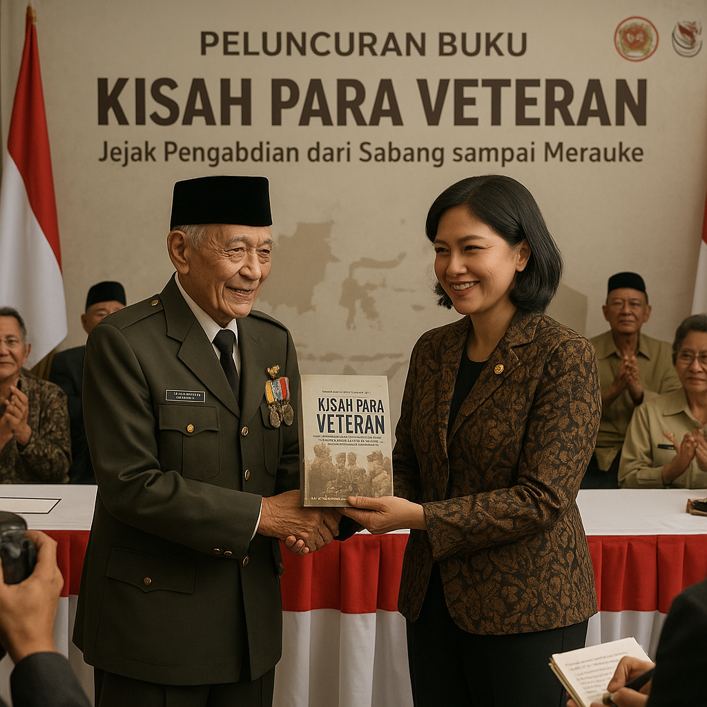Peluncuran Buku 'Kisah Para Veteran: Jejak Pengabdian dari Sabang sampai Merauke'