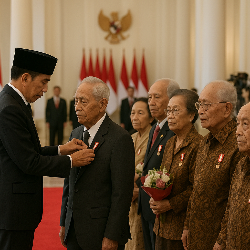 Penghargaan Bintang Jasa dari Presiden kepada 12 Veteran Pejuang Kemerdekaan