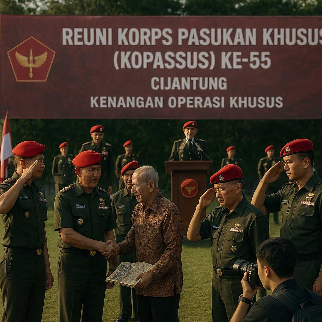 Reuni Korps Pasukan Khusus (Kopassus) ke-55 di Cijantung, Kenangan Operasi Khusus