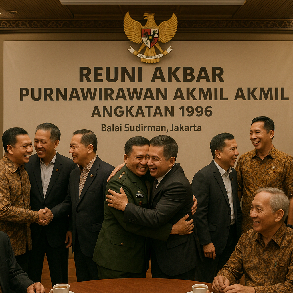 Reuni Akbar Purnawirawan Akmil Angkatan 1996: Kenangan Dinas yang Tak Terlupakan