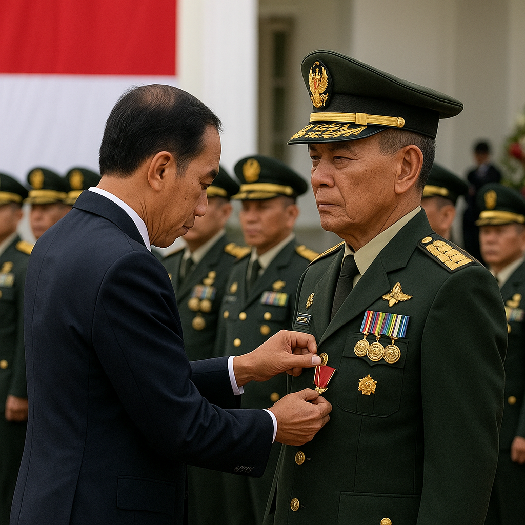 Presiden Anugerahkan Bintang Mahaputra kepada 15 Purnawirawan TNI