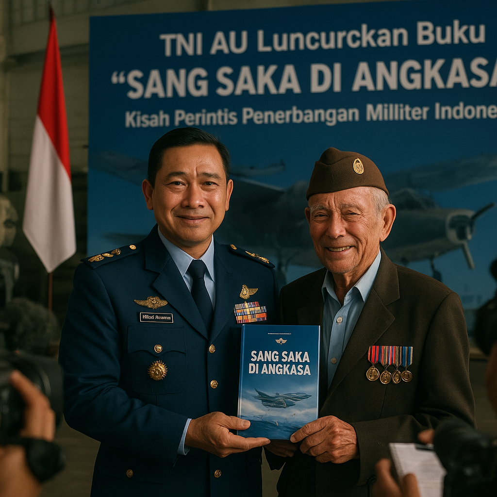 TNI AU Luncurkan Buku 'Sang Saka di Angkasa' – Kisah Perintis Penerbangan Militer Indonesia