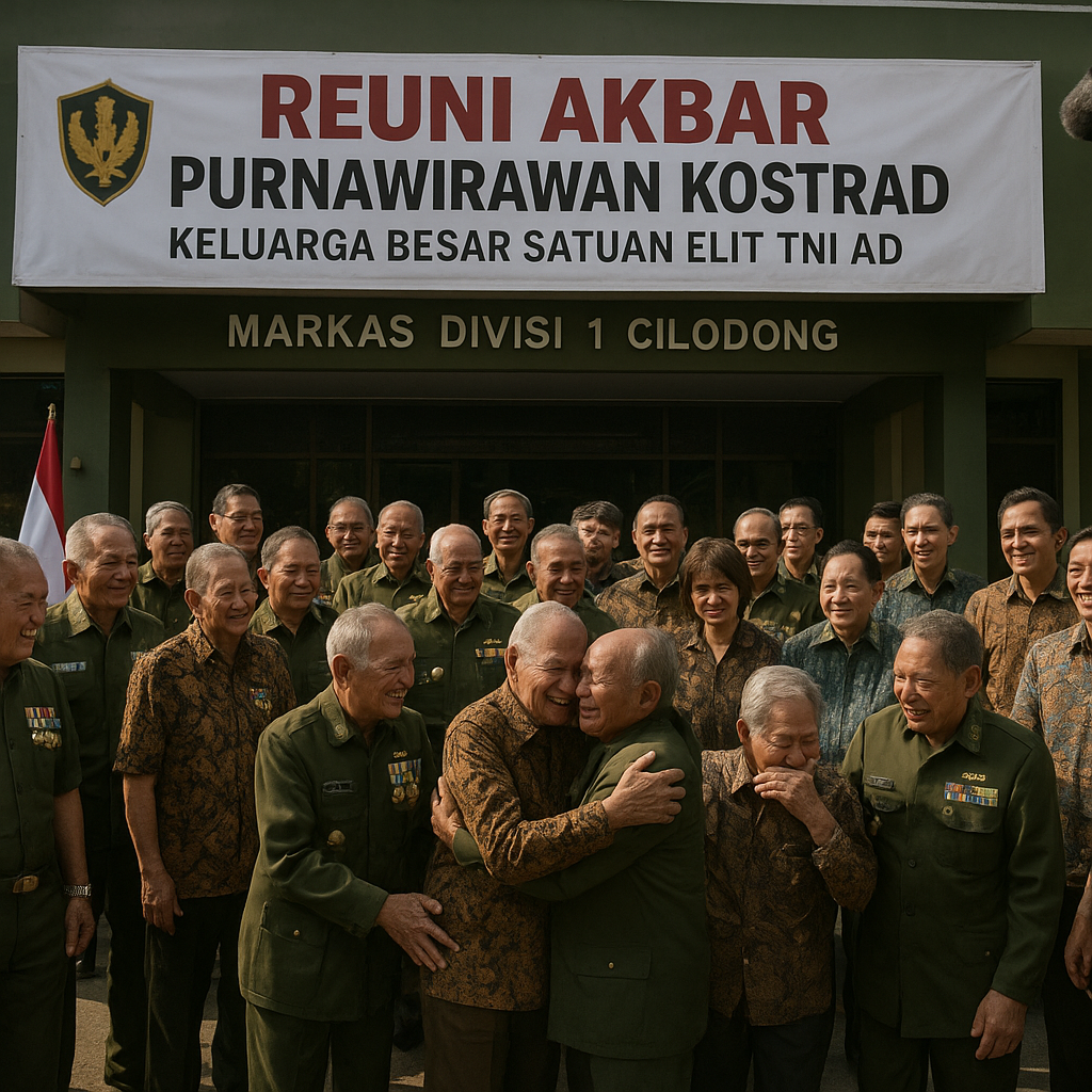 Reuni Akbar Purnawirawan Kostrad: 'Keluarga Besar' Satuan Elit TNI AD