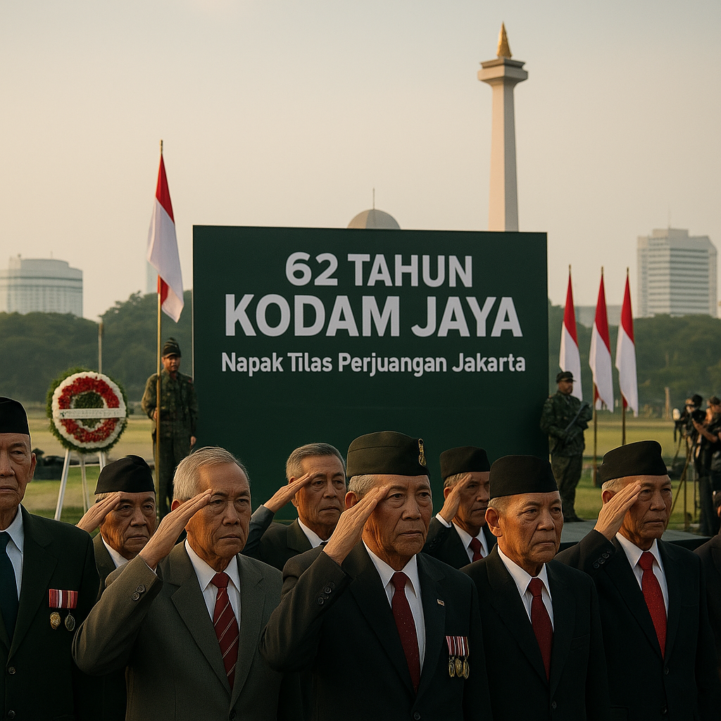 Peringatan Hari Jadi ke-62 Kodam Jaya: Napak Tilas Perjuangan Jakarta