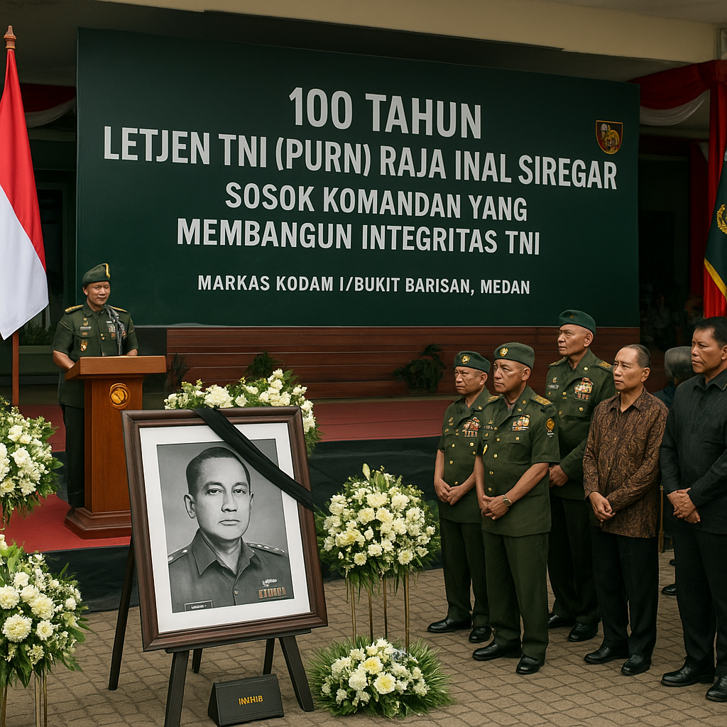 100 Tahun Letjen TNI (Purn) Raja Inal Siregar: Sosok Komandan yang Membangun Integritas TNI