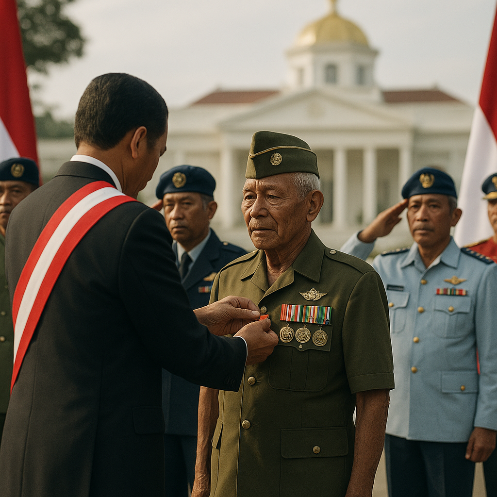 Penghargaan Satya Lencana kepada 200 Veteran di Istana Bogor: Penghormatan di Hari Veteran Nasional