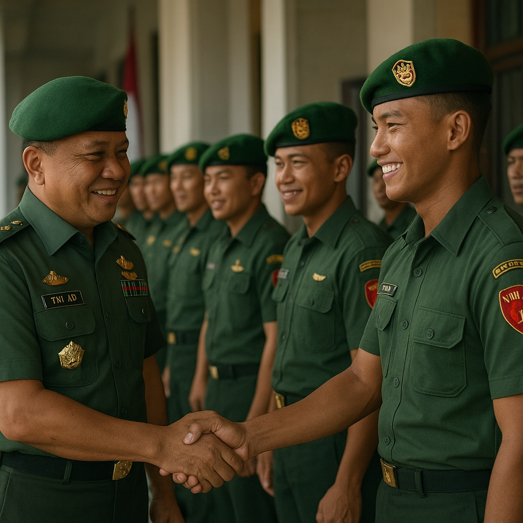 Tradisi Salaman Panglima: Kehangatan TNI AD di Hari Jumat di Mako TNI AD