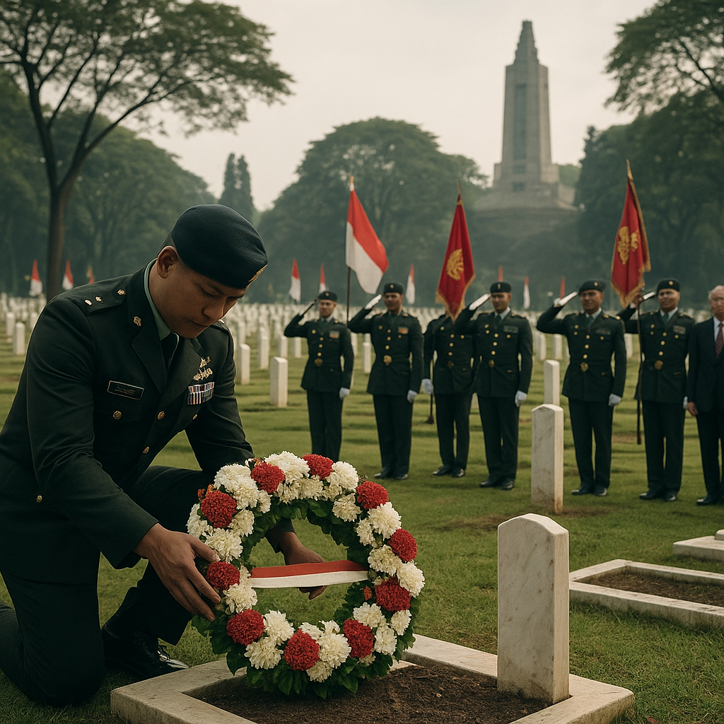 Korps Marinir Peringati 81 Tahun HUT dengan Ziarah ke TMP Kalibata dan Napak Tilas Perjuangan