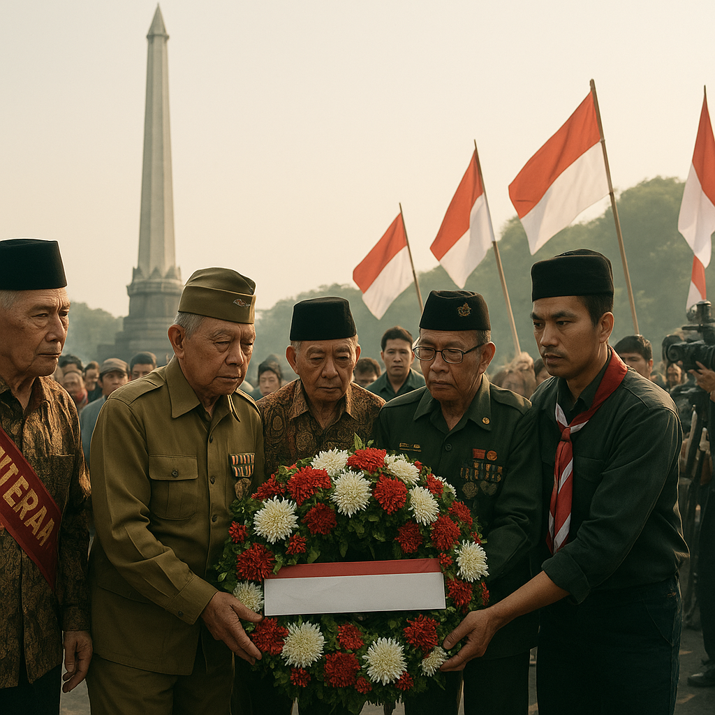 Peringatan 81 Tahun Pertempuran Surabaya: Purnawirawan dan Pejuang Kenang Semangat Arek-Arek Suroboyo