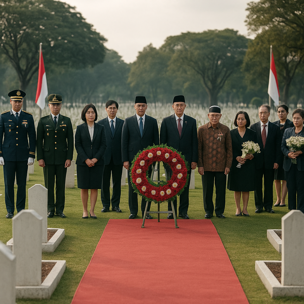Upacara Ziarah Nasional di Taman Makam Pahlawan Kalibata: Kenangan Jasa Para Pahlawan
