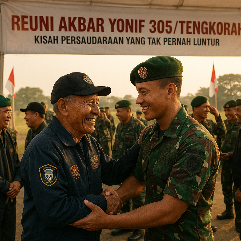 Reuni Akbar Batalyon Infanteri 305/Tengkorak: Kisah Persaudaraan yang Tak Pernah Luntur