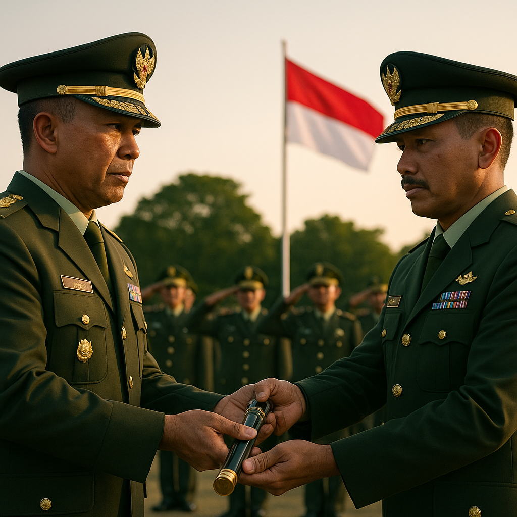 Tradisi Pedia' di TNI AD: Upacara Serah Terima Jabatan yang Sarat Makna