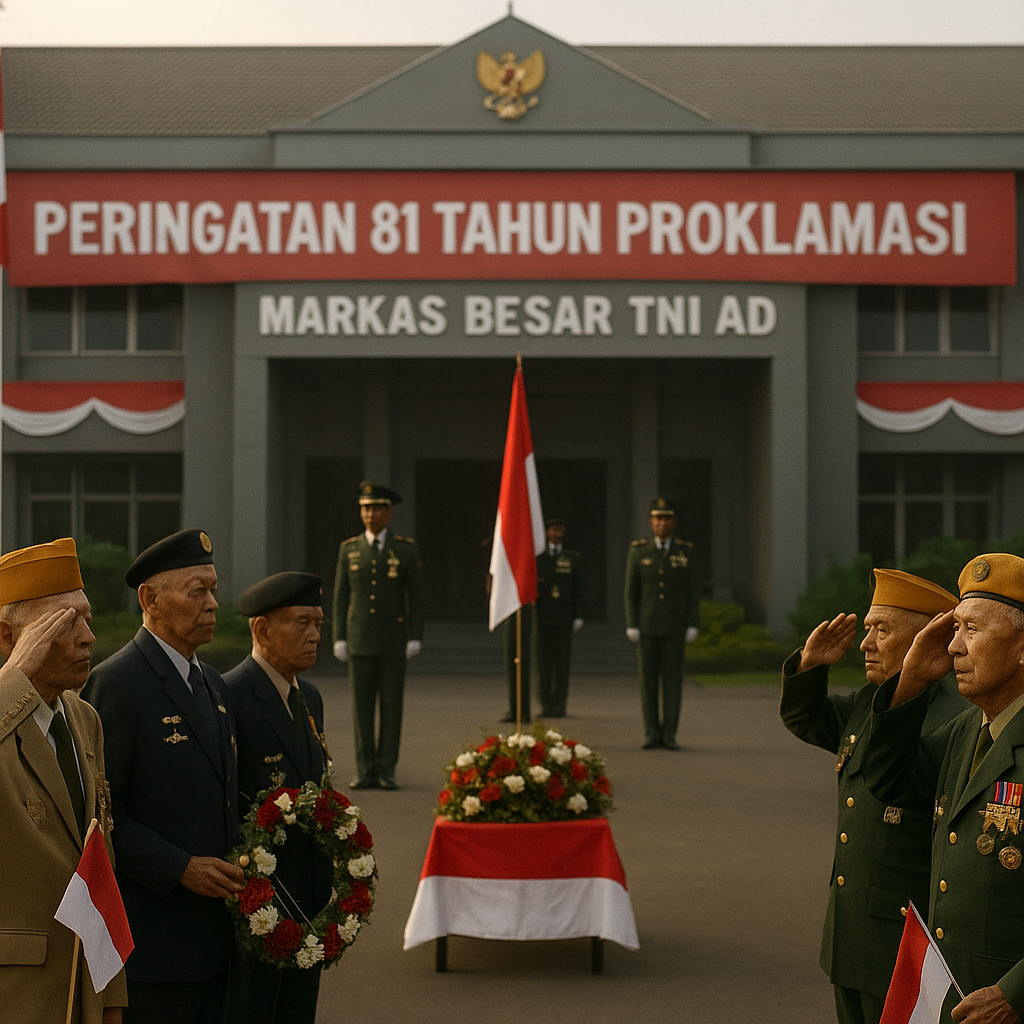 Peringatan 81 Tahun Proklamasi di Markas Besar TNI AD: Napak Tilas Semangat Juang Para Pendahulu