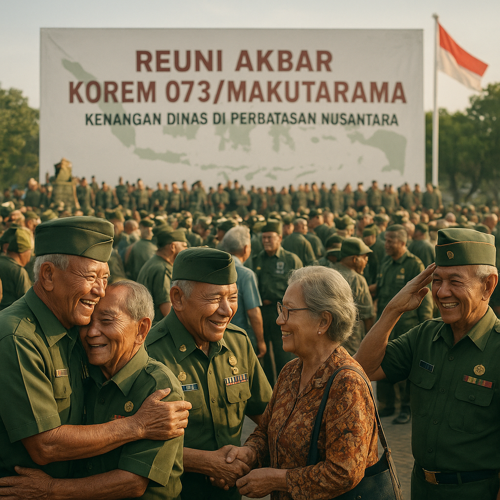 Reuni Akbar Korem 073/Makutarama: Kenangan Dinas di Perbatasan Nusantara