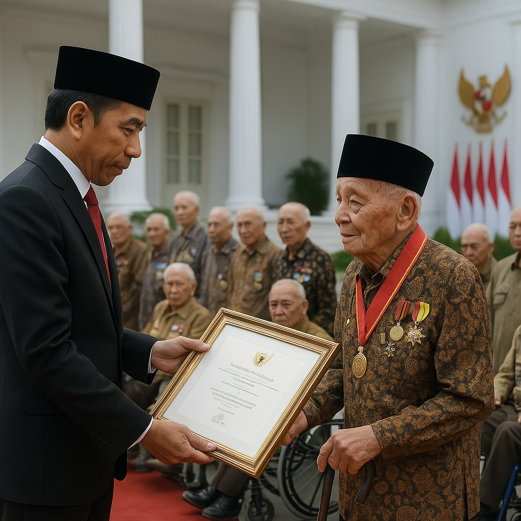 Penghargaan Veteran Pejuang Kemerdekaan Diserahkan di Istana Negara