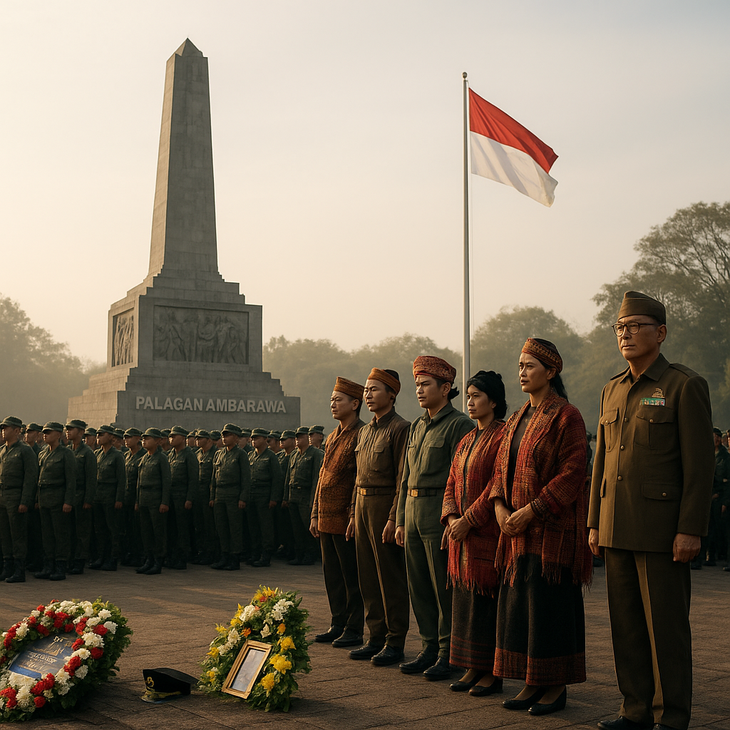 Upacara Adat Hening Cipta di Monumen Palagan Ambarawa