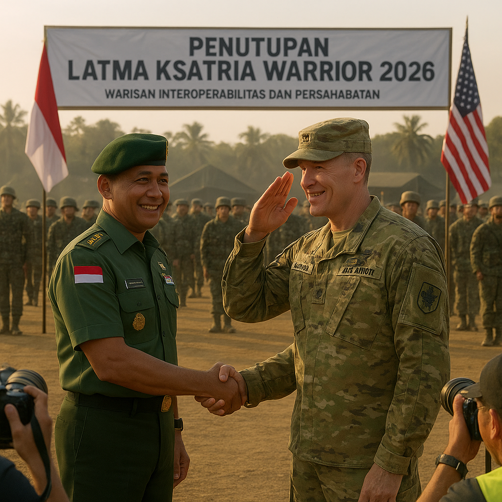 TNI AD dan US Army Tuntaskan Latma Ksatria Warrior 2026, Warisan Interoperabilitas dan Persahabatan