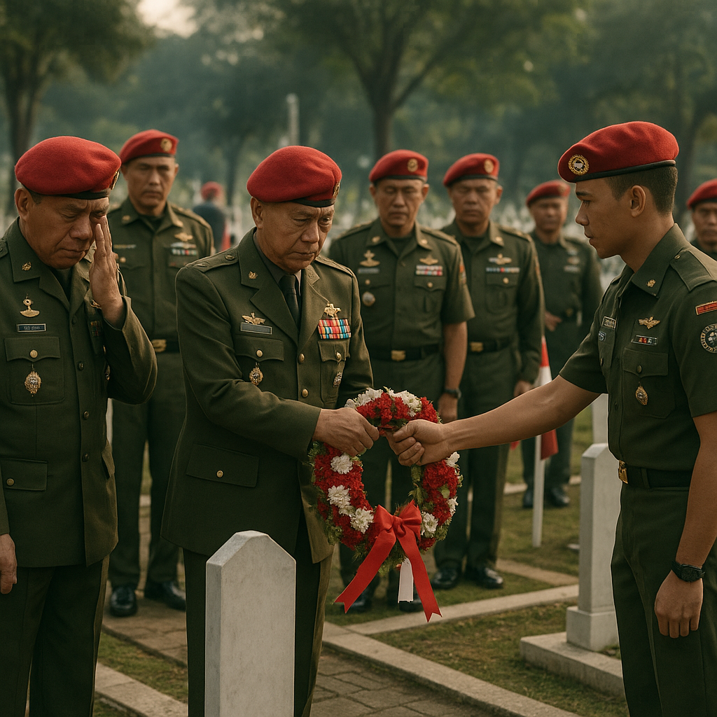 Ziarah Nasional Peringati HUT Kopassus ke-74: Kenangan Operasi Khusus dan Jasa Para Prajurit