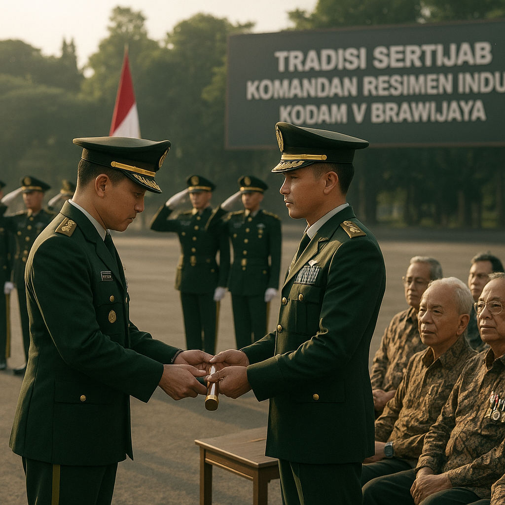 Tradisi Sertijab Komandan Resimen Induk Kodam V Brawijaya: Menjaga Warisan Kepemimpinan