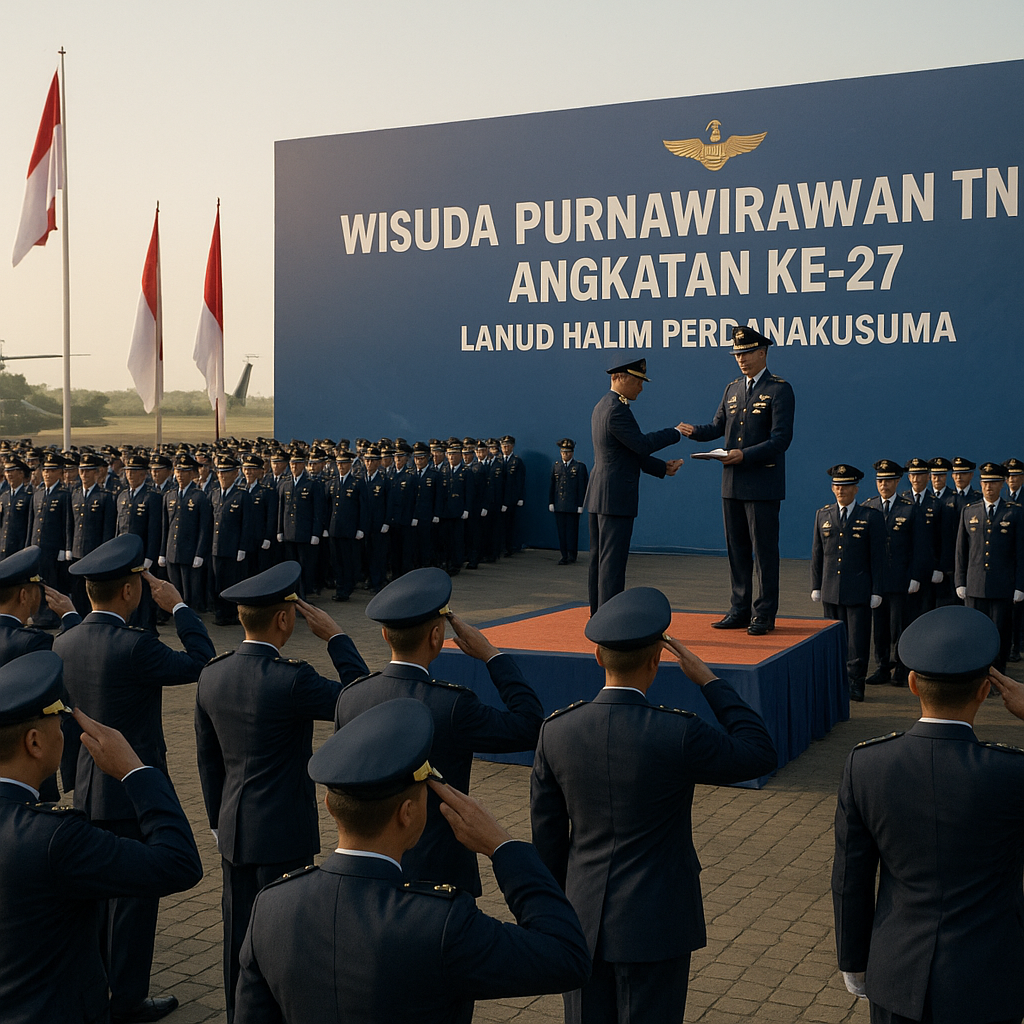 Wisuda Purnawirawan TNI AU: Angkatan ke-27 Dilantik dengan Tradisi Hormat