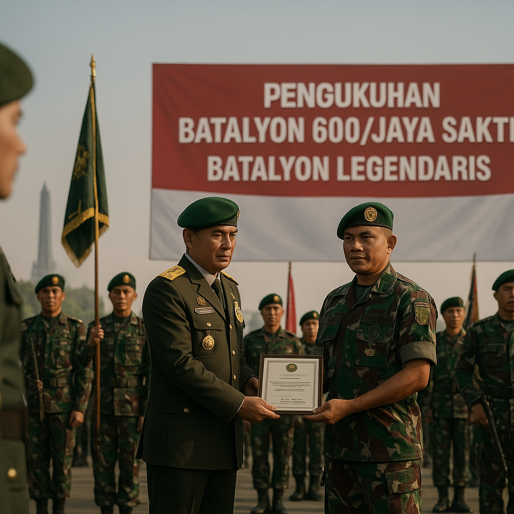 Pengukuhan Batalyon 600 Kodam Brawijaya sebagai Batalyon Legendaris, Tradisi dan Semangat Juang