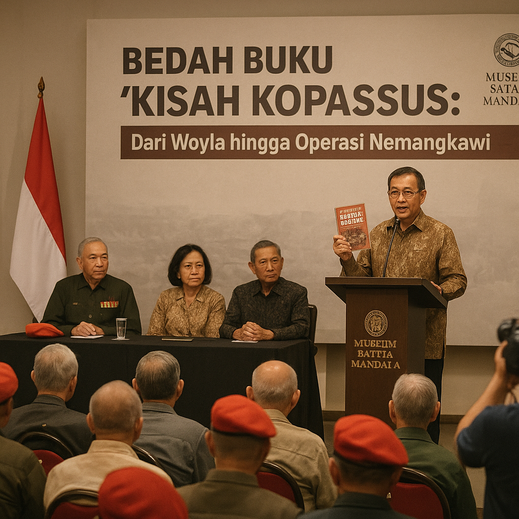 Bedah Buku 'Kisah Kopassus: Dari Woyla hingga Operasi Nemangkawi'