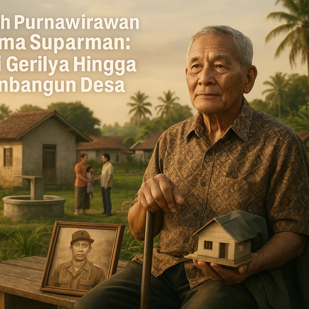 Kisah Purnawirawan Serma Suparman: Dari Gerilya Hingga Membangun Desa