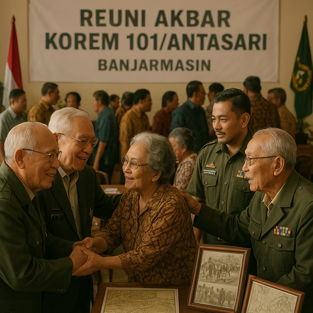 Reuni Akbar Korem 101/Antasari, Kenangan di Medan Perang Kembali Terjalin