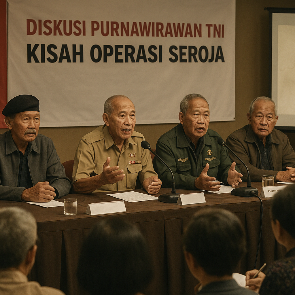 Purnawirawan TNI Bagikan Kisah Heroik Operasi Seroja di Timor Timur