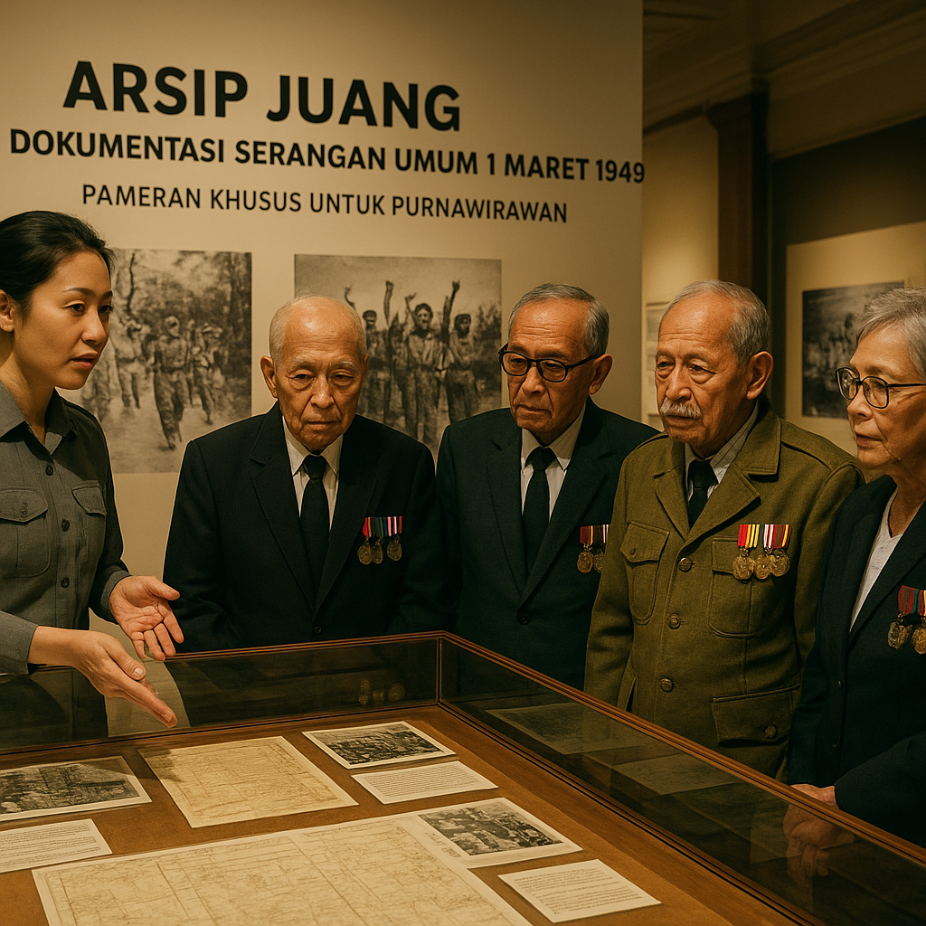 Arsip Juang: Dokumentasi Serangan Umum 1 Maret 1949 dalam Pameran Khusus untuk Purnawirawan
