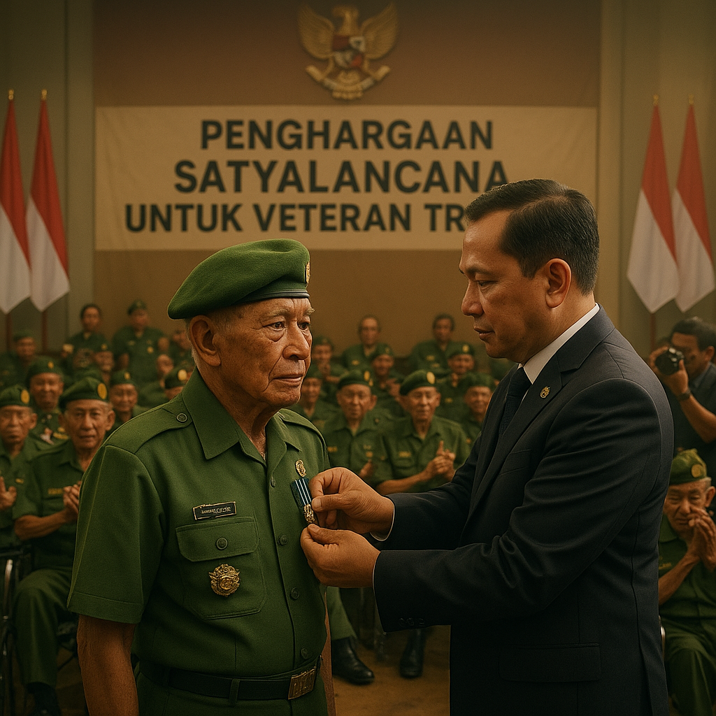 Penghargaan Satyalancana untuk 1.500 Veteran TNI AD dari Masa Trikora
