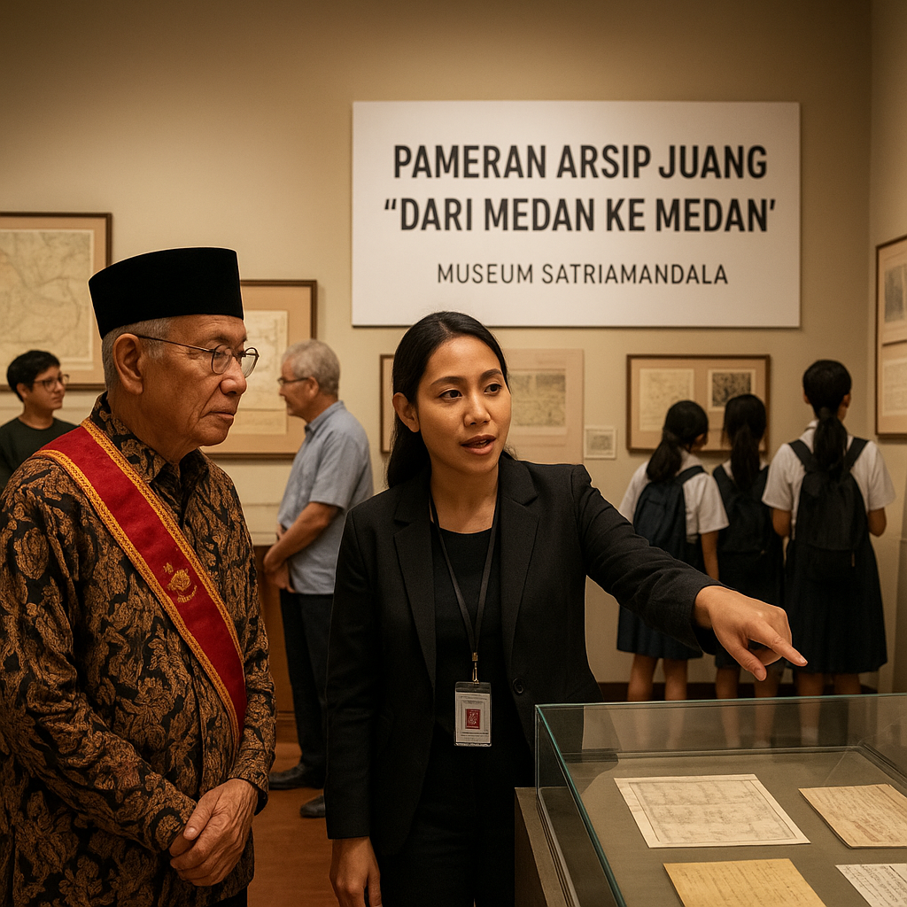 Pameran Arsip Juang 'Dari Medan Ke Medan' Dibuka di Museum Satriamandala