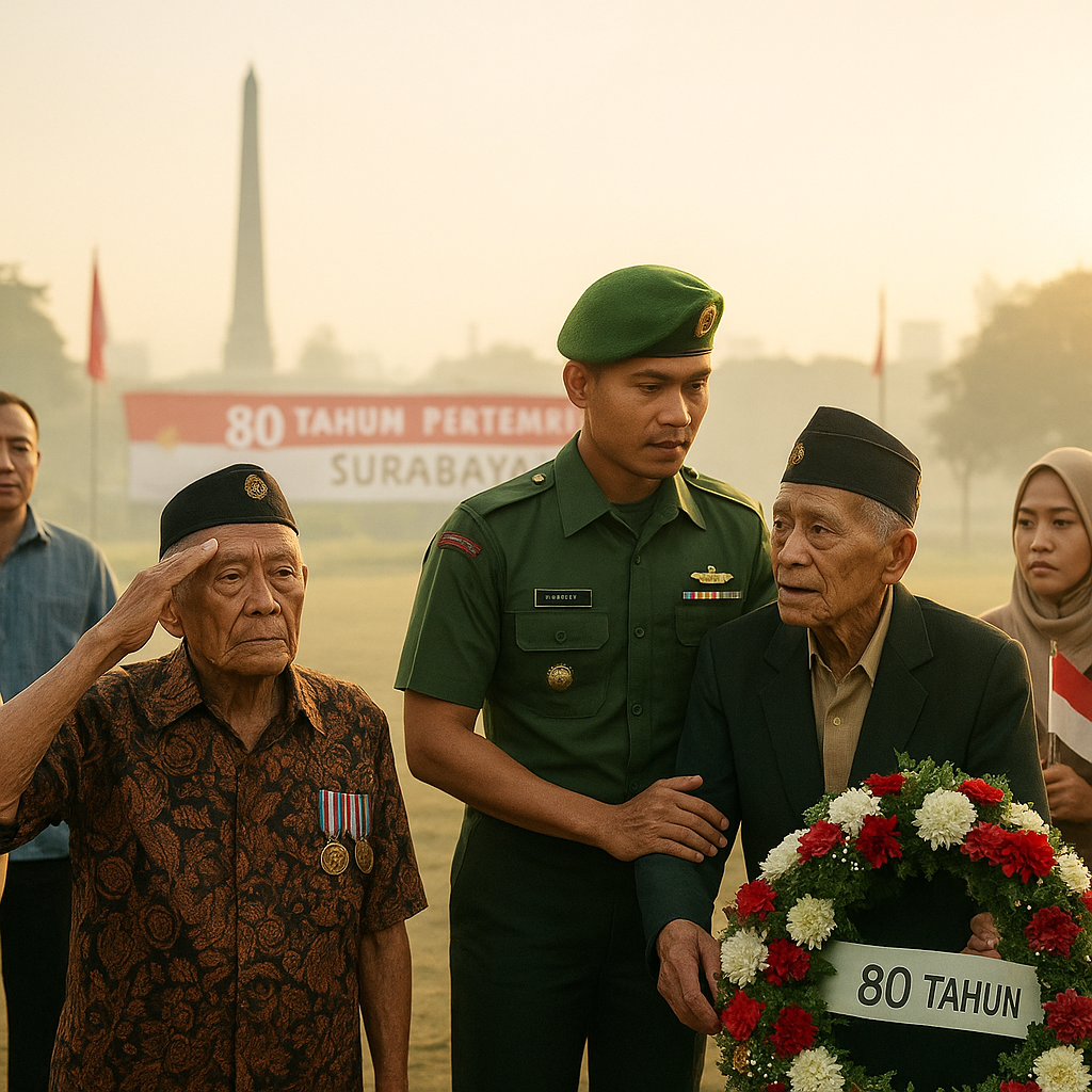 Peringatan 80 Tahun Pertempuran Surabaya: Kenangan Arek-Arek Suroboyo yang Tak Terlupakan