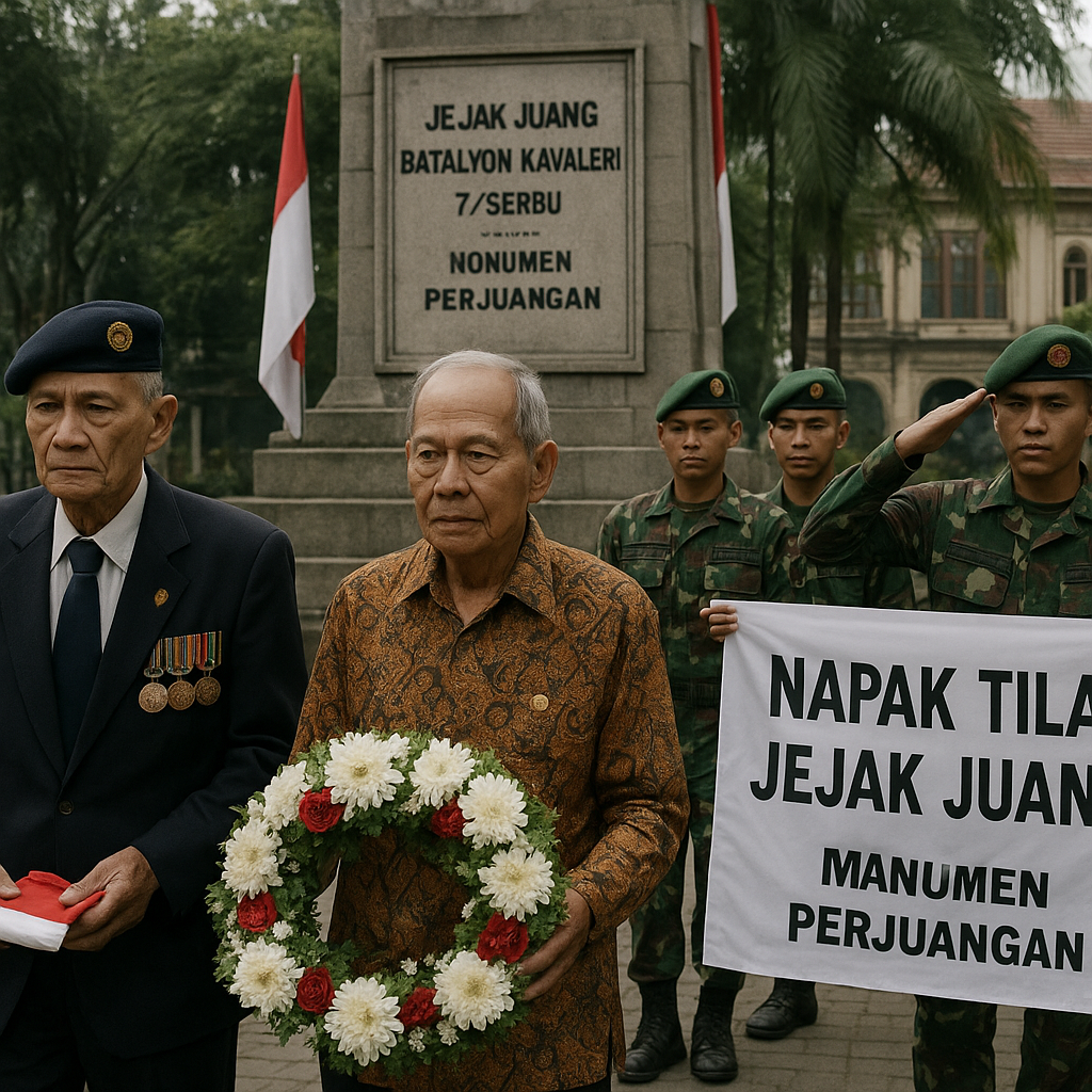 Napak Tilas Jejak Juang Batalyon Kavaleri 7/Serbu di Medan Area