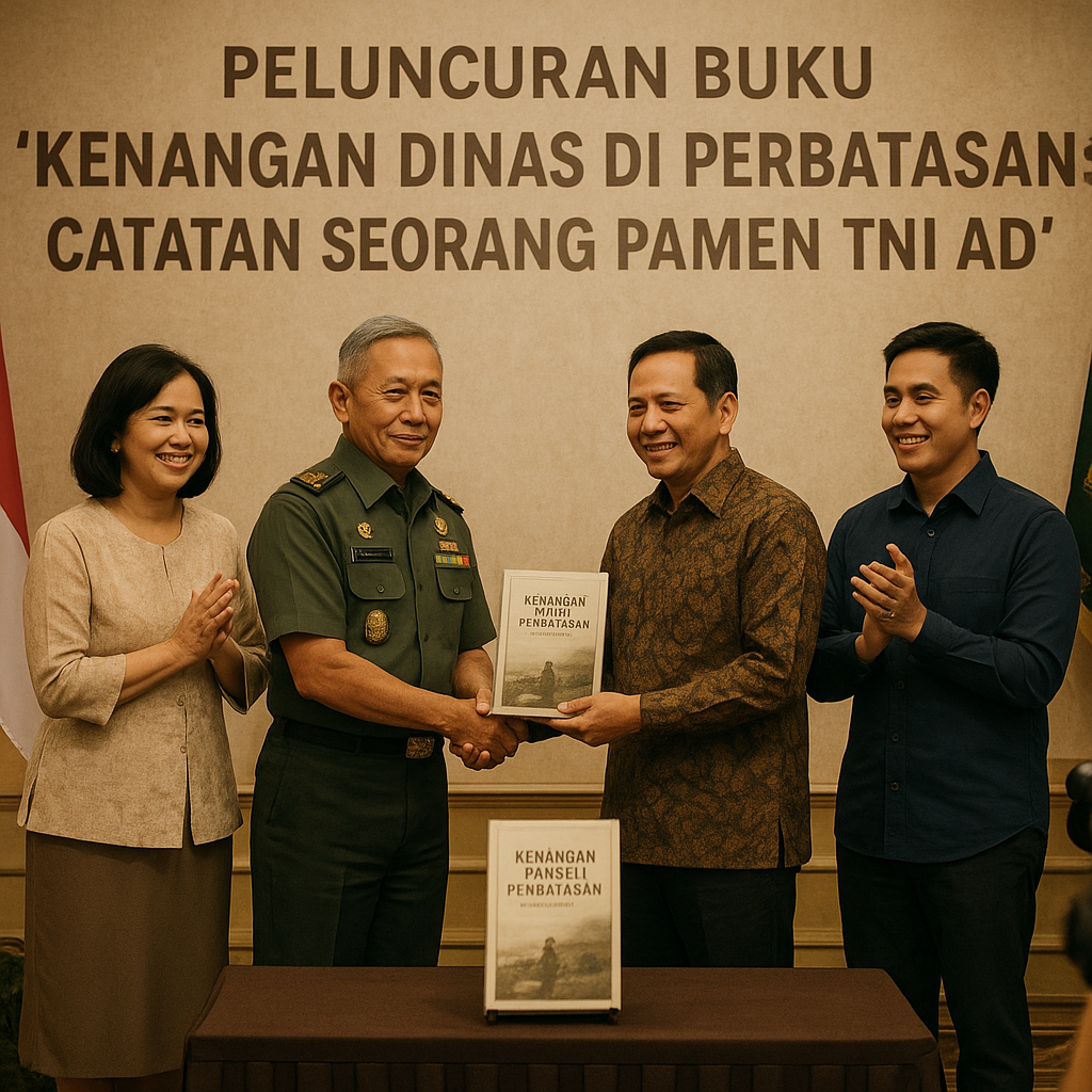 Peluncuran Buku "Kenangan Dinas di Perbatasan: Catatan Seorang Pamen TNI AD"