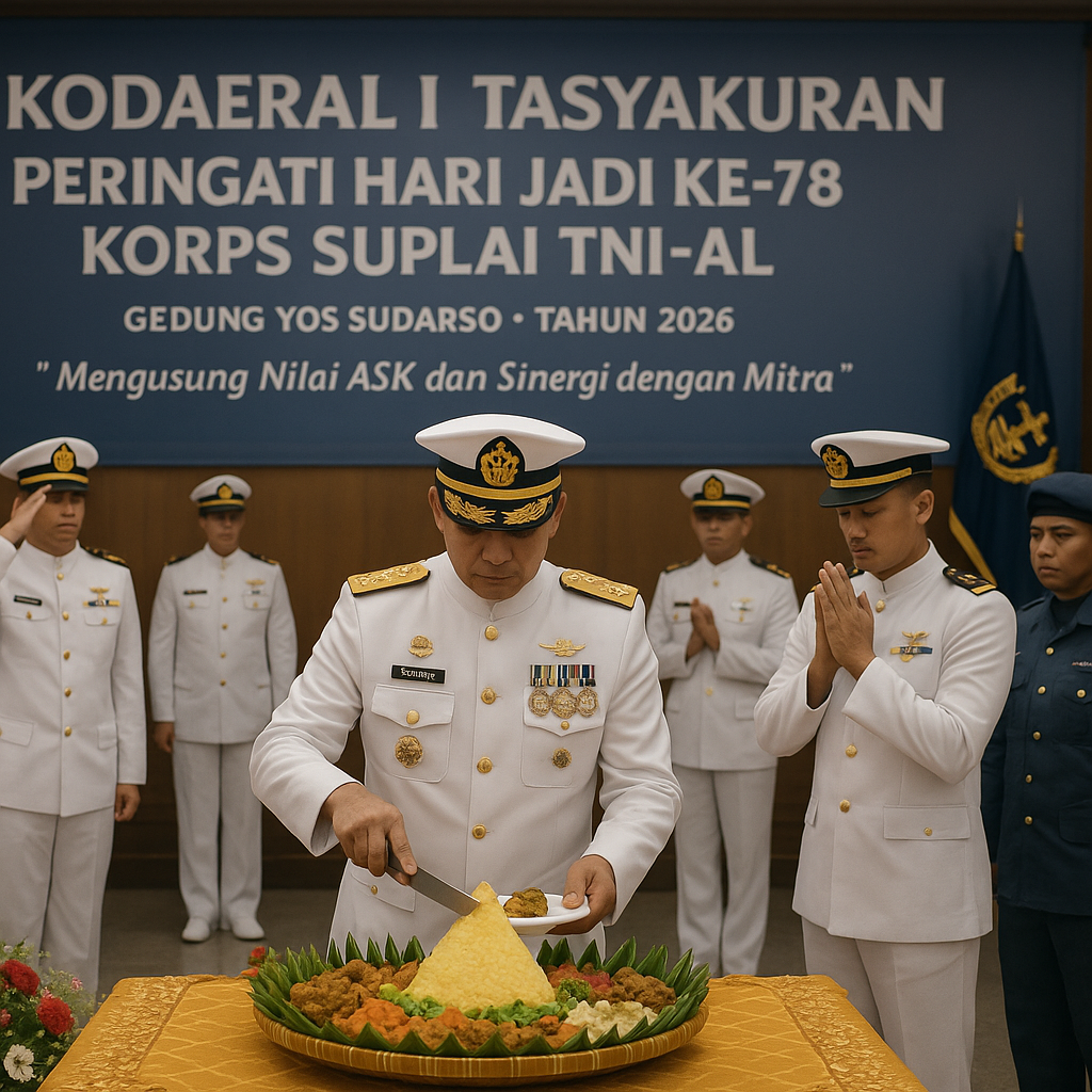 Kodaeral I Tasyakuran Peringati Hari Jadi ke 78 Korps Suplai TNI-AL Tahun 2026