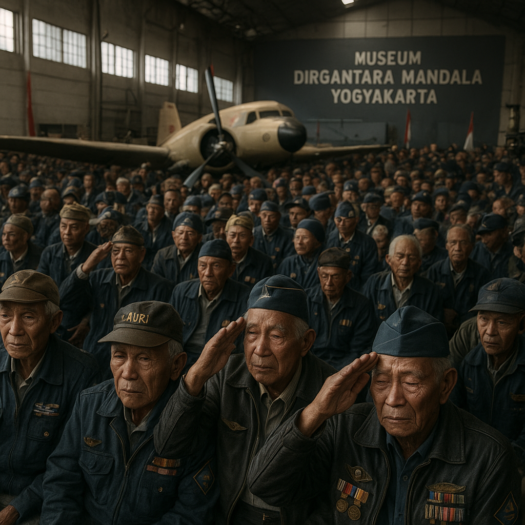 Napak Tilas Jejak Sejarah: Veteran AURI Zaman Revolusi Berkumpul di Museum Dirgantara