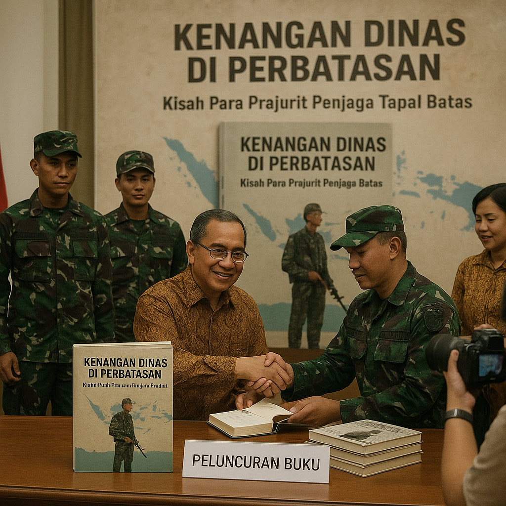 Peluncuran Buku "Kenangan Dinas di Perbatasan: Kisah Para Prajurit Penjaga Tapal Batas"